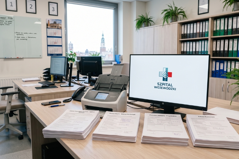 ankiety papierowe w placówce medycznej - automatyczna analiza OCR