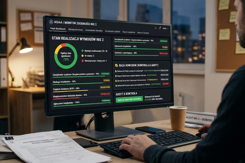 program monitorowania zgodności dla szpitala - NIS 2